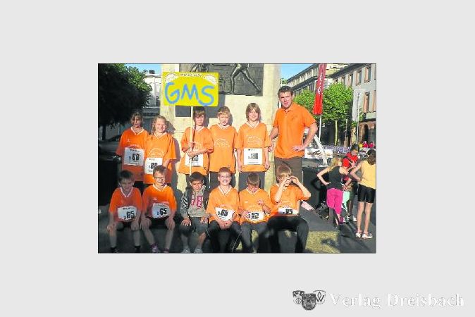 Teil des Gutenberg-Marathons ist auch ein separater Schülerstaffellauf. Schüler der Georg-Mangold-Schule nahmen auch in diesem Jahr wieder an dem sogenannten Ekidenlauf teil.