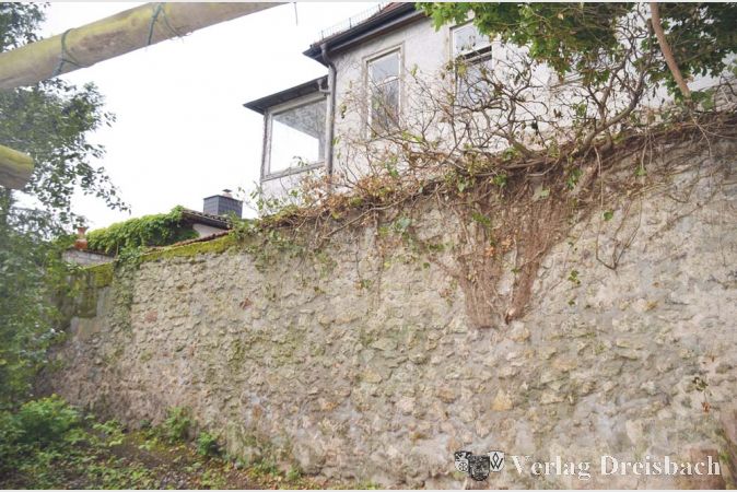 Die Stadtmauer gibt f&uuml;r Dr. Bernhard Thomas R&uuml;ckschl&uuml;sse auf die Zeit des 30-j&auml;hrigen Krieges in Fl&ouml;rsheim.?(Foto: R. D&ouml;rh&ouml;fer)

&nbsp;