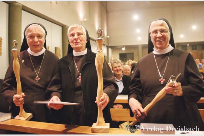 Die drei &bdquo;Fl&ouml;rsheimer Franziskanerinnen&ldquo; verlassen die Mainstadt &ndash; sie lassen traurige, aber sehr dankbare Gemeinden zur&uuml;ck.&nbsp;&nbsp; &nbsp;?(Foto: A. Kreusch)

&nbsp;