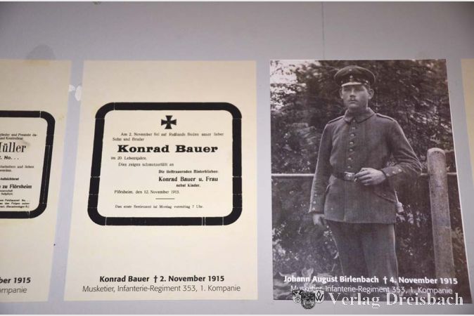 Zahlreiche Fl&ouml;rsheimer zogen in den Ersten Weltkrieg. Viele waren an der Westfront, andere aber auch in Sibirien, der T&uuml;rkei oder China.?(Fotos: R. D&ouml;rh&ouml;fer)

&nbsp;