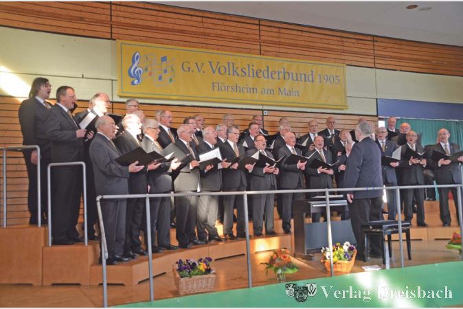 Mehr als 220 Zuhörer lauschten dem Frühlingskonzert des Volksliederbundes am Sonntag im Gemeindezentrum St. Gallus.?(Foto: R. Dörhöfer)
