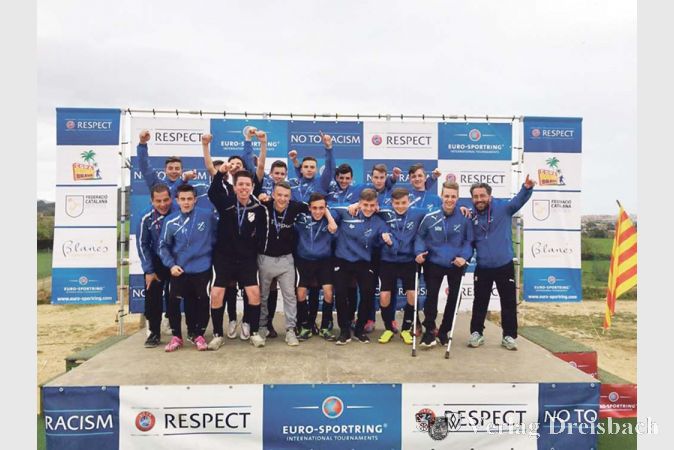 Den 3. Platz erreichte in diesem Jahr die B1 des VfB beim Costa-Brava-Cup.?(Foto: privat)
