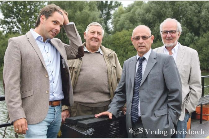 Ob sich der B&uuml;rgermeisterkandidat auch um einen Platz auf der Kommunalwahlliste der CDU bewerben wird, hat er noch nicht entschieden. Der Ortsverbands- und Fraktionsvorstand aus (v. r.) Lothar Nachtmann, Mario Bach und Rudolf Guthmann h&auml;tte sicher nichts dagegen.
