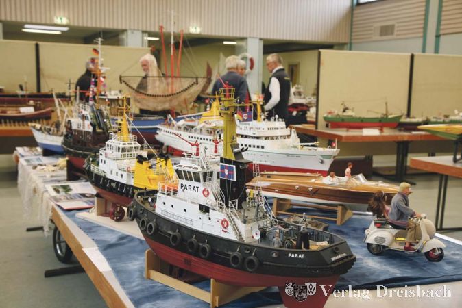 Die Vielfalt vor allem der nautischen Welt konnten die Besucher der Modellbauausstellung im B&uuml;rgerhaus Ginsheim entdecken. Der Modellbau-Club Mainspitze pr&auml;sentierte auch wieder Gastvereine aus der Region.
(gus/Foto: Steinacker)