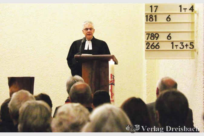 Pfarrer Ulrich Matthei verabschiedete sich am Sonntag, 20. Dezember, aus dem Dienst f&uuml;r die evangelische Gemeinde Hattersheim.