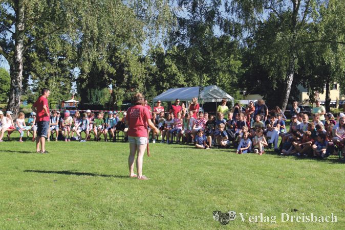 Bei sch&ouml;nstem Sommerwetter begannen am Montag, 18. Juli, die Hattersheimer Ferienspiele auf den Okrifteler Mainwiesen.
(Fotos: A. Kreusch)