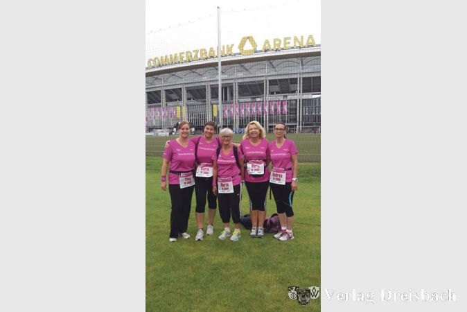 Die &bdquo;Streckenk&ouml;niginnen&ldquo; des TV Hattersheim (v.l.): Tina Pfleghar, Karin Jungheinrich, Maria Langhammer, Doris Gerlach, Andrea Schulz.
(Foto: Privat)
