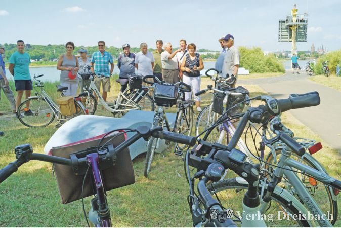 Auch zur Mainspitze f&uuml;hrte die Tour, die diesmal auf Fahrr&auml;dern durchgef&uuml;hrt wurde.