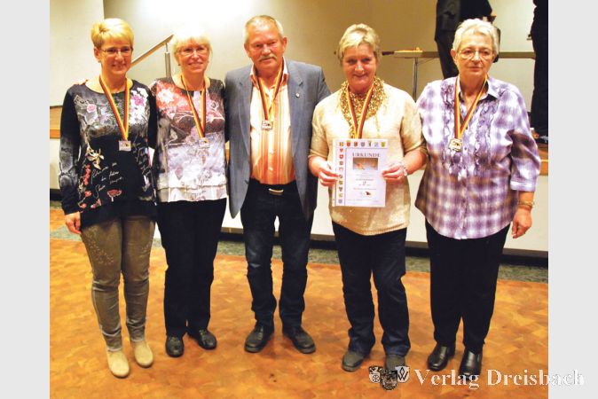 Die Bosselmannschaft des TV 1883 war auf Anhieb erfolgreich bei ihrer Teilnahme an den Deutschen Meisterschaften und holte sich die Silbermedaille.
(Foto: privat)