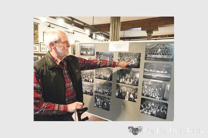 Erwin D&uuml;rr hat das Erbe von Wilhelm Fauth bearbeitet und digitalisiert. Er plant weitere Ausstellungen mit dem Werk des Ginsheimer Fotografen. (Foto: G&ouml;ssel)
&nbsp;