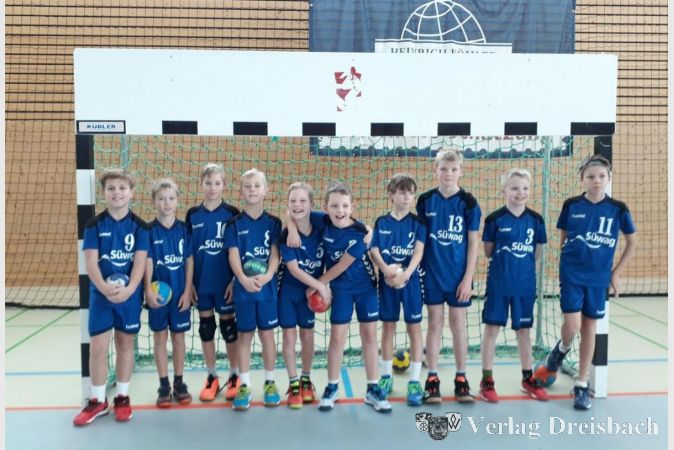 Das erfolgreiche E-Jugend-Team der HSG.