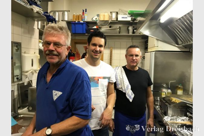 Das erfolgreiche Küchenteam: Harald Zell, Jochen Hedtler und Martin Hedtler (v.l.).