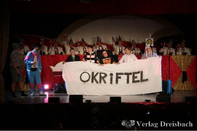 Okriftel wurde beim CCM oft und gerne besungen- wie hier von der Gruppe "Sinnfrei".