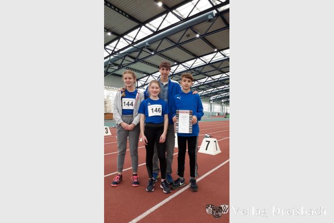 (von links) May, L. Stauder, S. Butifar und P. Huthmacher