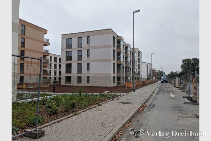 Das Neubaugebiet An der Ölmühle. An Orten wie hier entstehen in Hattersheim derzeit zahlreiche neue Wohnungen.