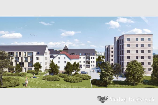So soll das Wohnquartier An der Urbansmühle einmal aussehen.