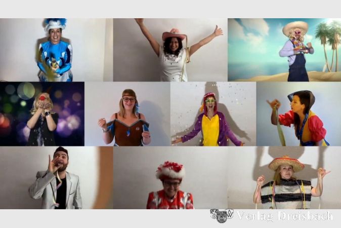 Der Allstar-Chor, bestehend aus Sängerinnen und Sängern aus verschiedenen Gruppen des KKK.