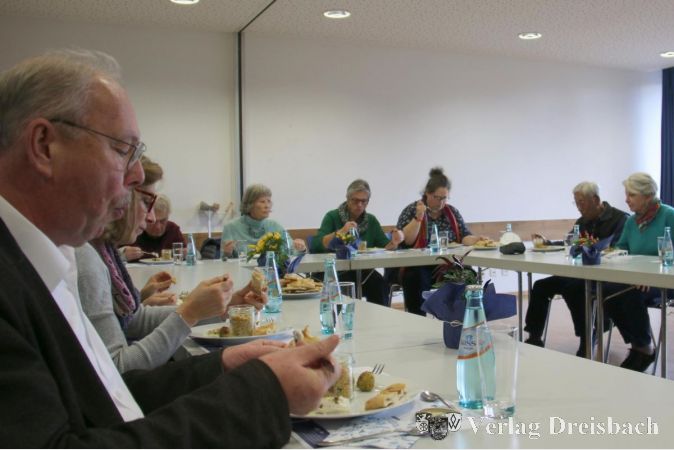 Von der Vorspeise bis zur Nachspeise - alles schmeckte wunderbar im "jüdischen Bistro".