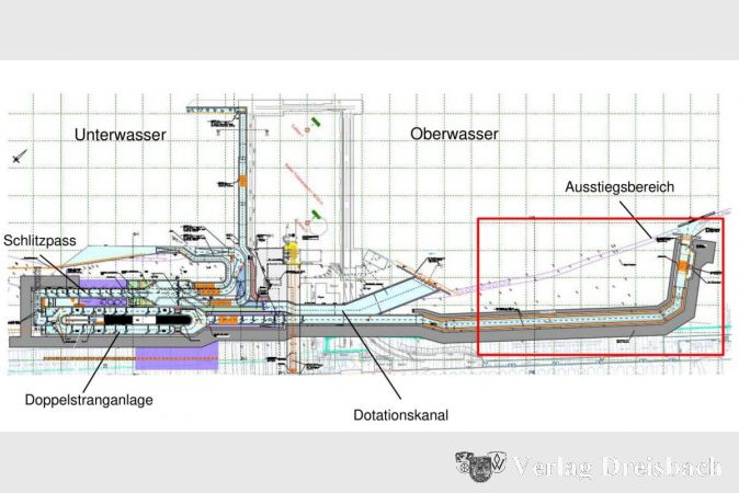 Übersichtsgrafik zur geplanten Fischaufstiegsanlage Eddersheim.