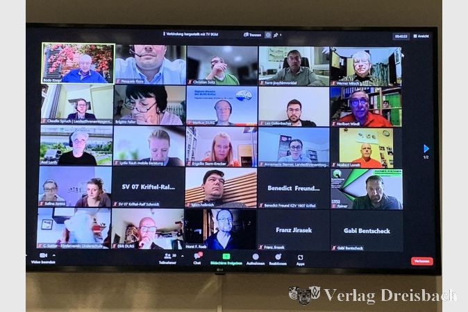 Eindrücke von der Online-Mitgliederversammlung des Vereinsrings, die diesmal in Form einer Zoom-Videokonferenz abgehalten wurde.