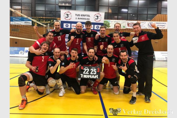 Kriftel gewinnt das letzte Heimspiel des Jahres mit 3:0.
