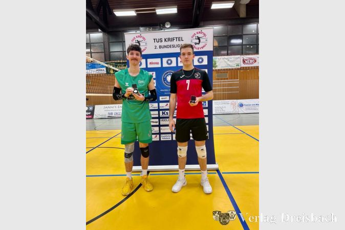 Jannik Weber (#7) wurde bereits zum 7. mal zum wertvollsten Spieler der TuS Kriftel gewählt.