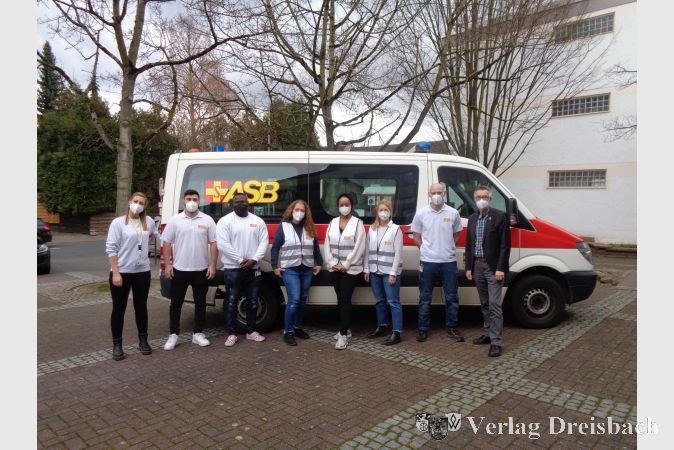 Das Team des Arbeiter-Samariter-Bundes (ASB).
