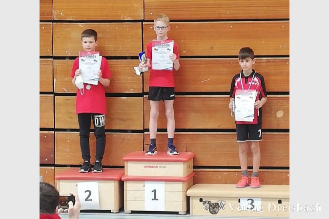 In der Altersklasse III Jungen erzielte BSC-Spieler Paul Seeger (l.) den zweiten Platz.