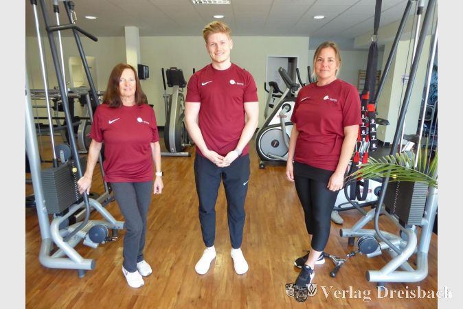 Das Trainer-Team im Vital Center, von links: Conny Maus, Jörn Hanke und Nadine Schafiyha.