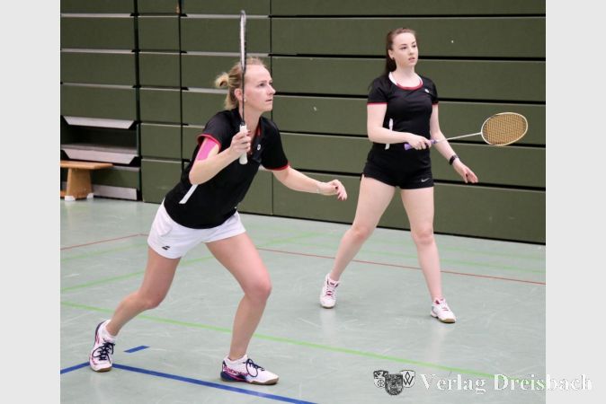 Erfolgreiches Damendoppel des Spielgemeinschaft: Jennifer Ludwigs und Alexandra Kerling