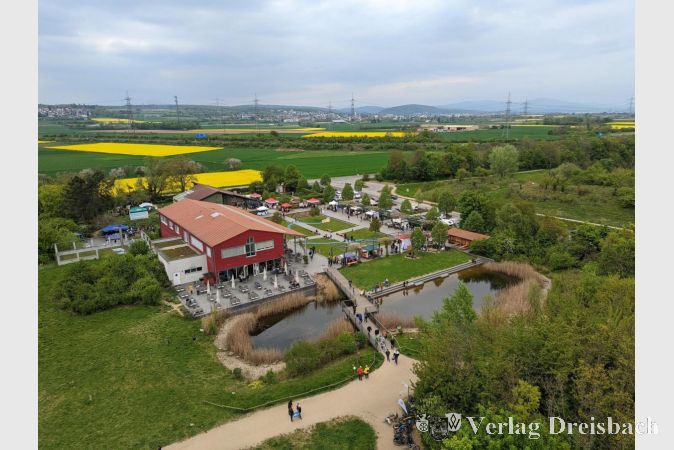 Blick von oben auf die Veranstaltungsfläche am vergangenen Sonntag.