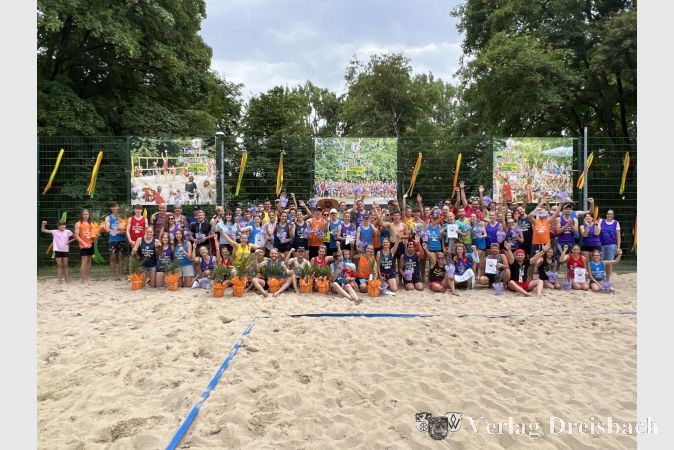 Das große Siegerteam "Tropica Beach-Cup".