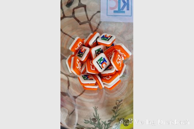 Die Vibrastopper des KTC für die Schlägerbespannung als Trostpreise.