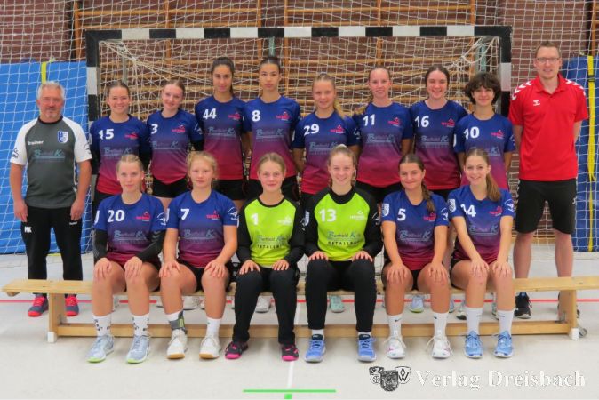 Team der weiblichen B1-Jugend .