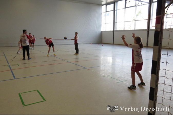 Mit Eifer und viel Konzentration waren die Kinder im Handball-Camp der TuS Kriftel in den Herbstferien bei der Sache.