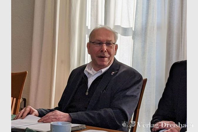 Der Erste Stadtrat Karl Heinz Spengler, hier beim Jahrespressegespräch in Eddersheim am Dienstag, wird für keine weitere Amtszeit kandidieren.