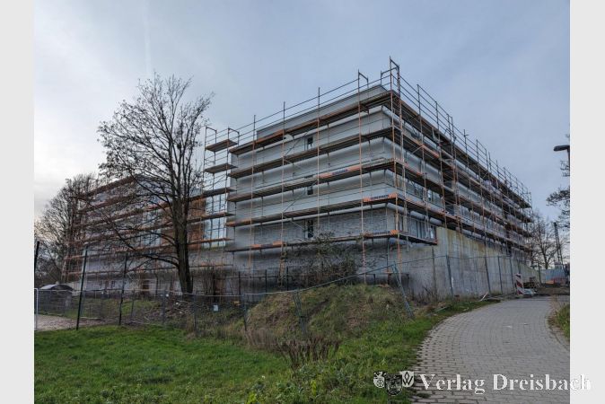 So sieht der Neubau Untertorstraße 1 - 5 b heute aus. Die Wohnungen sollen ab April bezogen werden können.