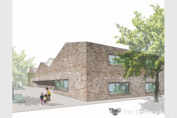 So soll der Schulneubau in Hattersheim einmal aussehen.