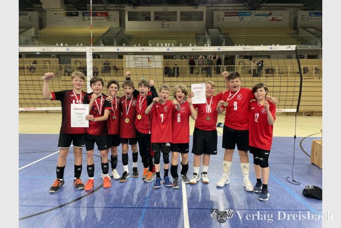 Die erfolgreichen Krifteler U13 Jungs holen sich Gold und Bronze bei der Hessenmeisterschaft.