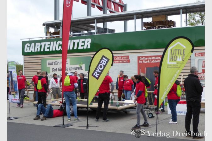Stand 10.30 Uhr, vom Little Home ist noch nicht viel zu sehen.