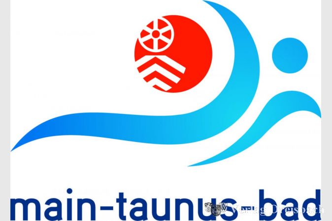 Das Logo des main-taunus-bades.