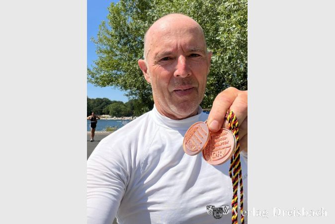 Rudi Axthelm sammelte gleich zwei Bronzemedaillen ein und verpasste die dritte nur um einen Rang.