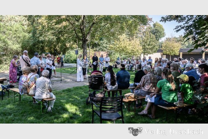 Kirche im Park: Familiengottesdienst am vergangenen Sonntag.