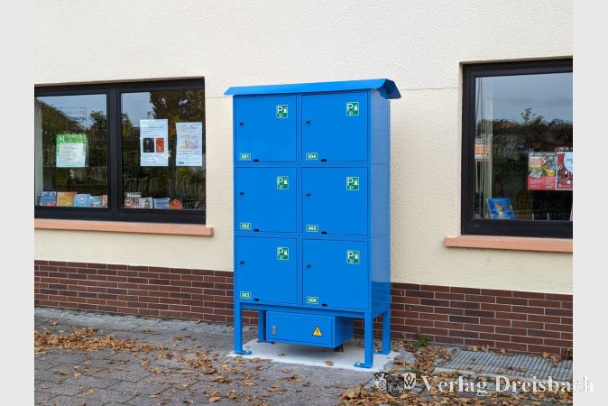Der neue Akkuladeschrank für E-Bike-Batterien.