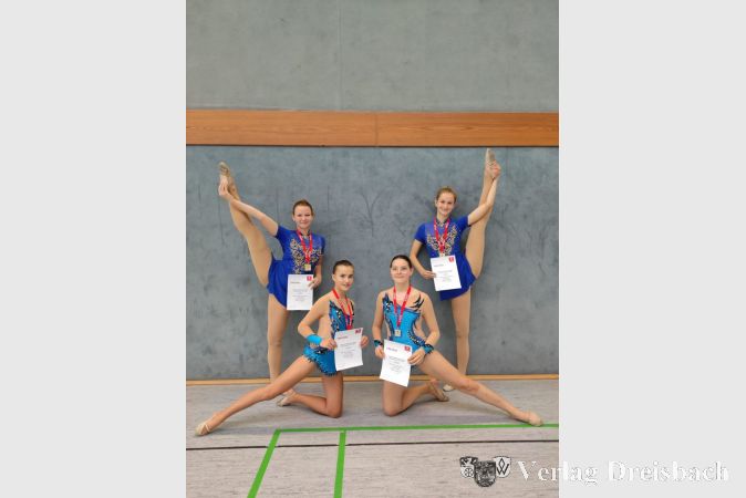 V.l.n.r.: Johanna Weidner, Elsa Neuser, Mia Pissors, Elea Fritz.