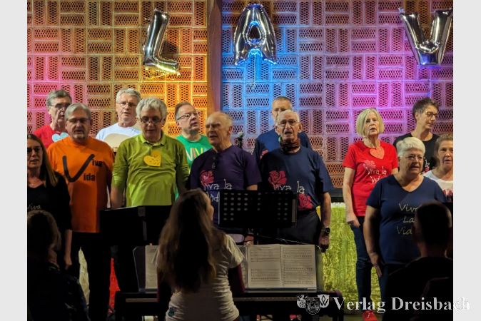 Groß war die Freude unter den Chormitgliedern, die endlich wieder ein gemeinsames Konzert veranstalten konnten.