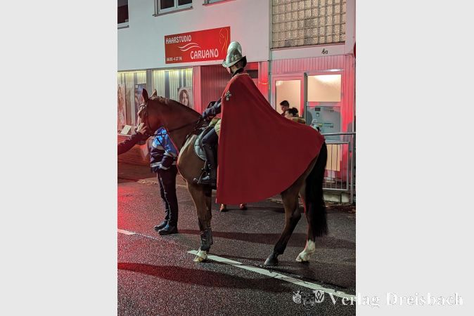 Sankt Martin aka Ben Kilb, der vor wenigen Jahren in die Fußstapfen seines Vaters Markus Kilb getreten ist.