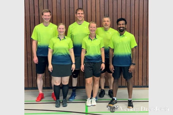 Vizeherbstmeister SG Flörsheim-Rüsselsheim III (v.l..): Philipp Nickel, Dominika Radacki, Markus Gnewikow, Maike Klephas, Markus Hahn-Klimroth, Vyasan Balachandran