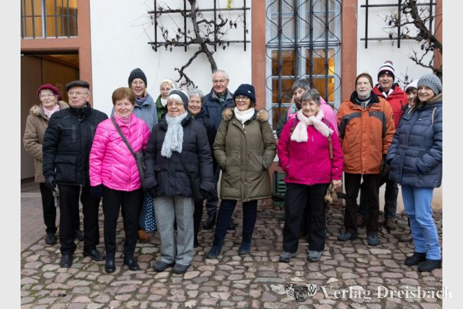 Die Krifteler Senioren in Seligenstadt.