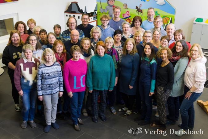 Die Chormitglieder beim Probenwochenende.